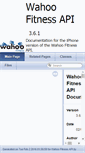 Mobile Screenshot of api.wahoofitness.com